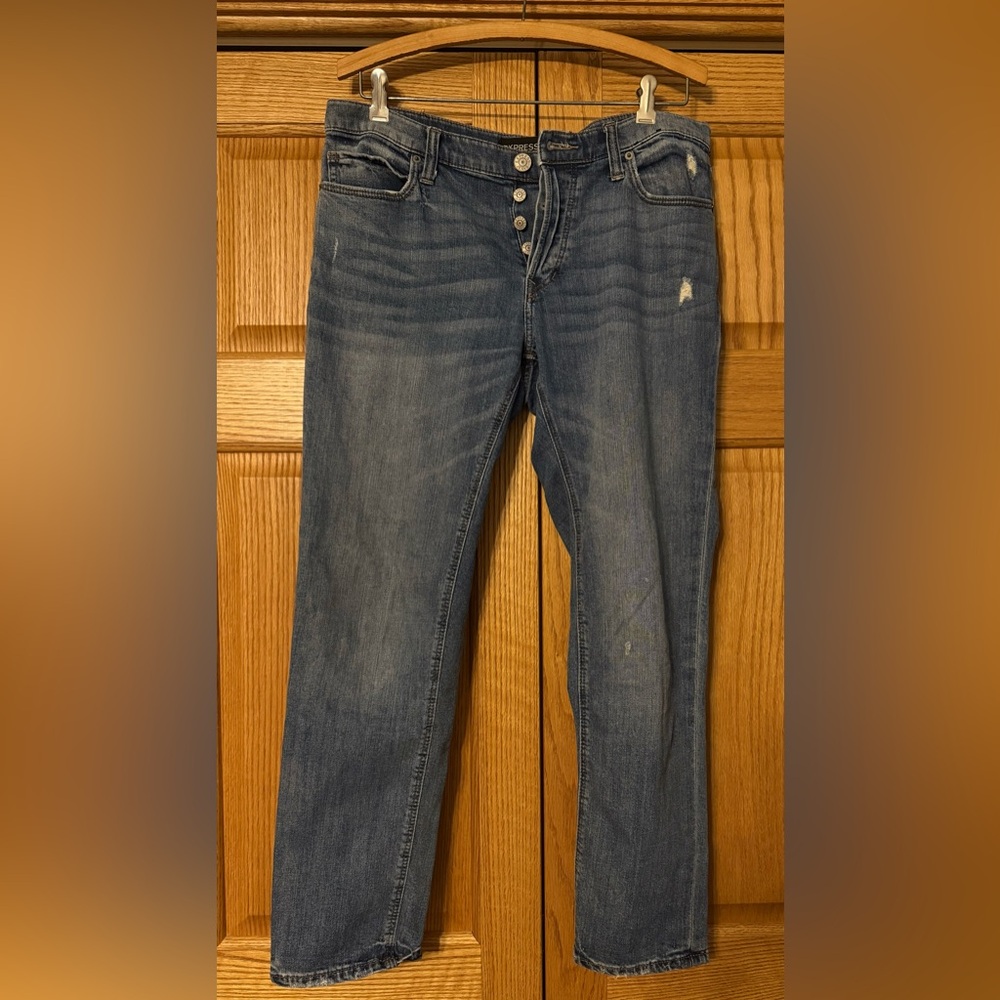 Express Blue Women's Jeans Girlfriend